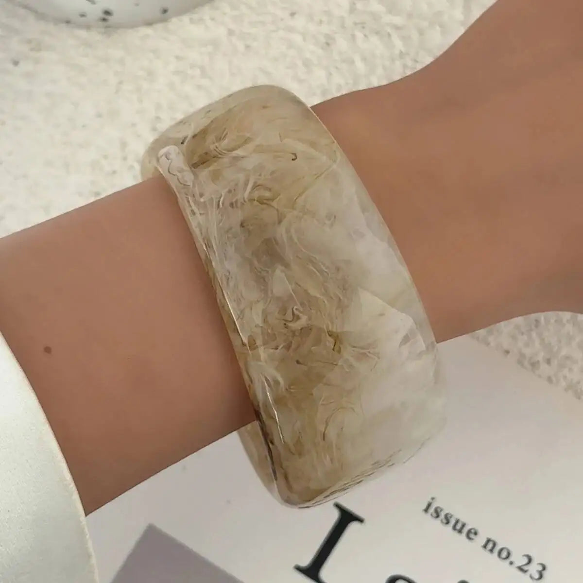 Bracelet Jonc Bombé XXL « SAN REMO » – Édition Icône d'Été