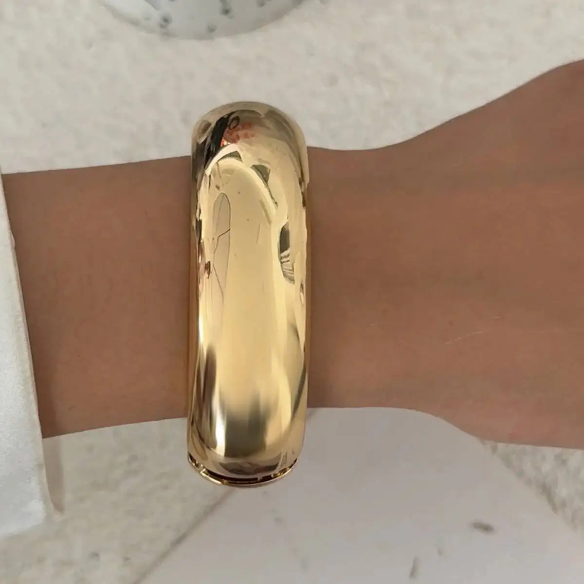 Bracelet Jonc Bombé XXL « SAN REMO » – Édition Icône d'Été