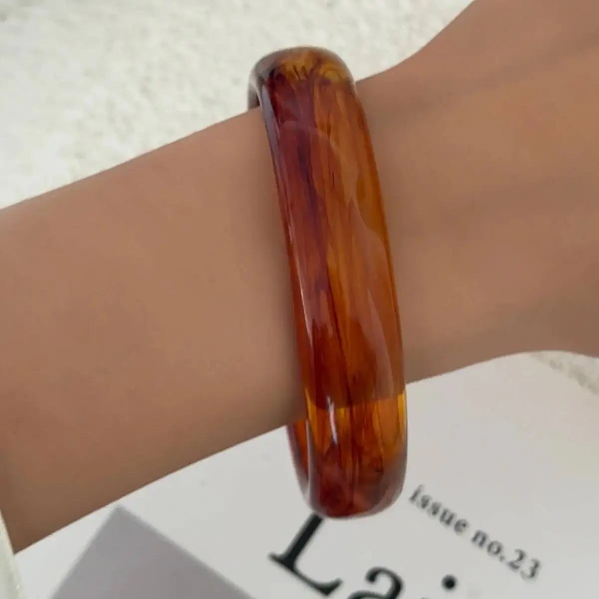 Bracelet Jonc Bombé XXL « SAN REMO » – Édition Icône d'Été